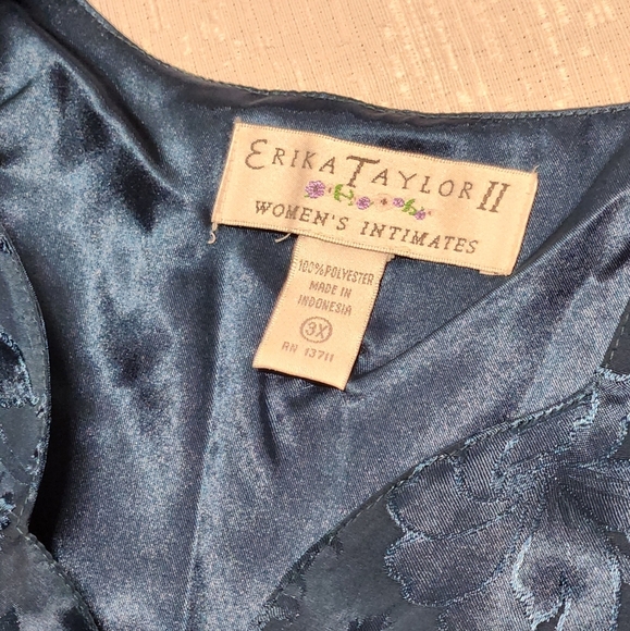 ERIKA TAYLOR ll SET PAJAMAS 3X BLUE WOMEN'S - Picture 2 of 9